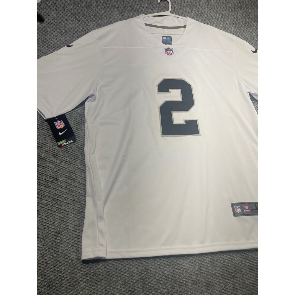 Nike Ashton Jeanty Boise State Broncos #2 White On-Field Jersey Mens Large NEW